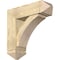 Ekena Millwork Thorton Arts and Crafts Rough Sawn Bracket w/ Offset Brace, Douglas Fir, 8"W x 26"D x 26"H BKT0806X26X26THR03RDF - alternate 1